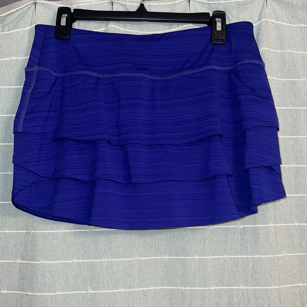 Athleta Blue Tiered Skort